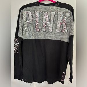 VS PINK bling Y2K jersey long sleeve